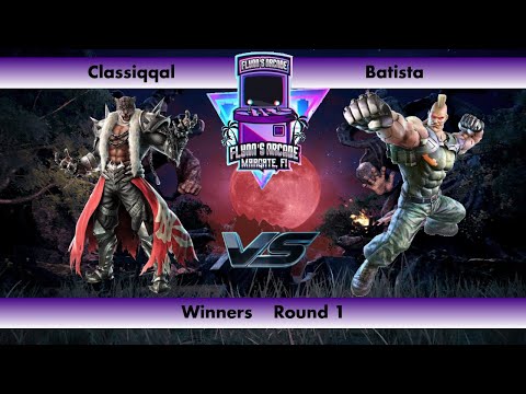 Flynn's Arcade 082 Winners Round 1 - Classiqqal (Armor King) Vs Batista (Jack-7) Tekken 7 Tourney