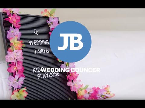 Hüpfburg Karussell Hochzeit weiß Standard