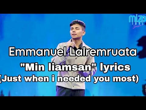 EMMANUEL LALREMRUATA - MIN LIAM SAN LYRICS VIDEO