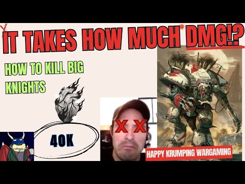 How to SLAY a Knight in 40k – You Won’t Believe the Damage Needed! Warhammer 40k Math hammer