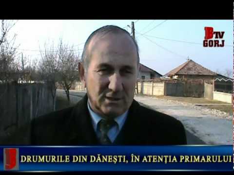 Drumurile din Dăneşti în atenţia primarului