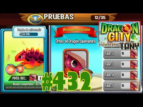 Dragon City "Capítulo 432 - Prueba Aniversario de Orbes: Dragón Salamandra" por Tony