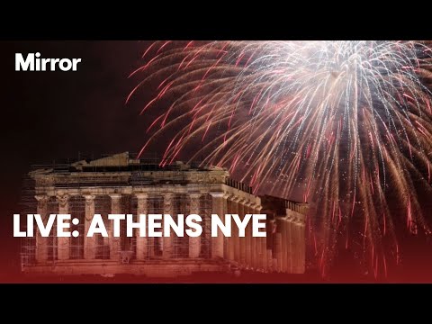 LIVE: Greece rings in the New Year with fireworks above the Acropolis in Athens