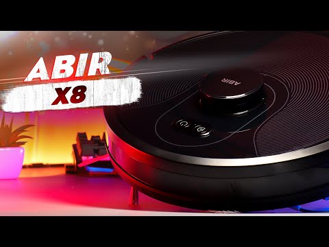 ABIR X8 - РОБОТ ПЫЛЕСОС С УЛЬТРАФИОЛЕТОВОЙ СТЕРИЛИЗАЦИЕЙ ПОЛА!