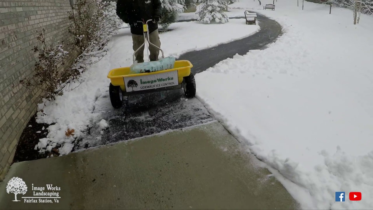Sidewalk ice control/brine for commercial properties and HOAs