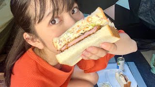 シャア専用朝食🌞 #キャンプ飯 #ガンダム #シャア専用 ＃シャア