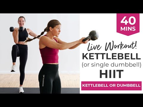15 Minute Abs and Core Kettlebell Workout All Standing