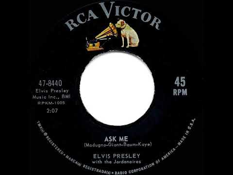 1964 HITS ARCHIVE: Ask Me - Elvis Presley (mono 45)