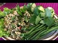 How to make Larb Kai chicken salad ລາບໄກ້ (LAO FOOD)Home made by Kaysone