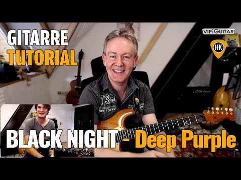Gitarre Tutorial: Black Night - Deep Purple - Solotipps Ritchie Blackmore / Steve Morse