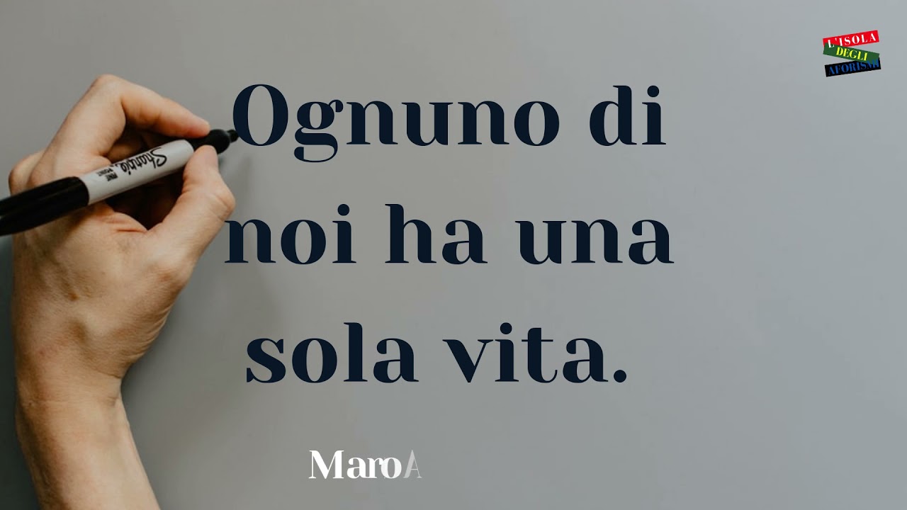 Cos'è la vita Frasi brevi