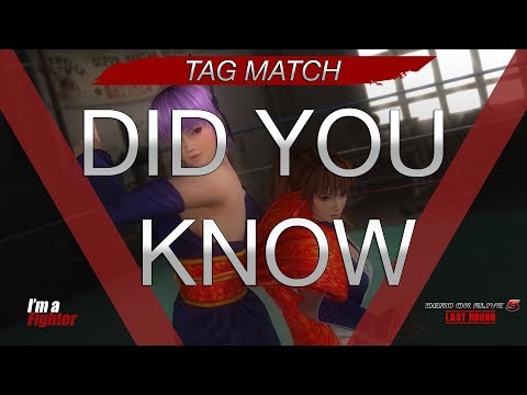 DOA5LR "Did You Know" - Tag Match.