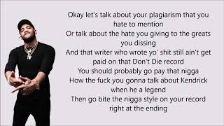 Joyner Lucas - Zeze Freestyle (Tory Lanez Diss Lyrics)