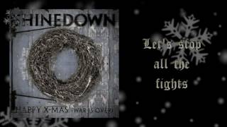 SHINEDOWN - HAPPY X-MAS (WAR IS OVER) - Lyric Video