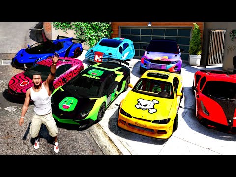GTA 5 - Finding FAMOUS YOUTUBER CARS!