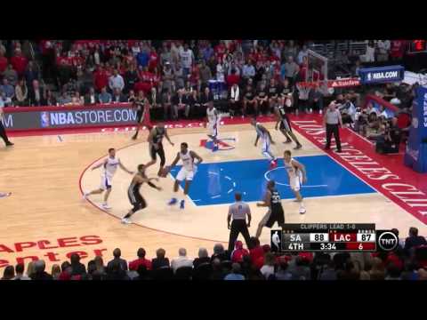 NBA, playoff 2015, Clippers vs. Spurs, Round 1, Game 2, Move 42, San Antonio Spurs, ball Movement