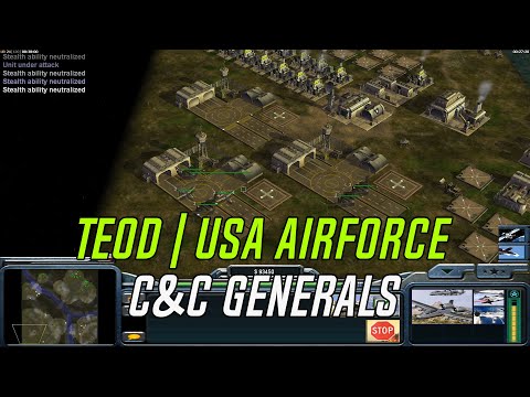 C&C Generals: The End Of Days Mod 0.95 | USA Air Force General - Hard Army AI