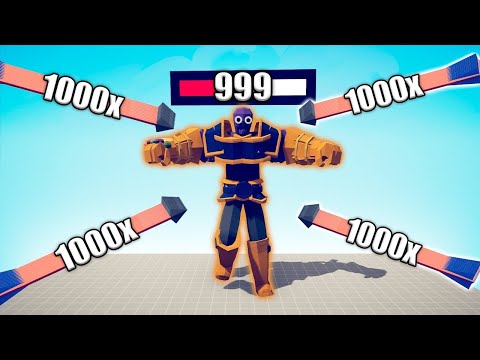 THANOS vs 2x 1000x OVERPOWERED UNITS - TABS | Totally Accurate Battle Simulator 2026