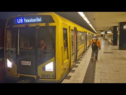 Ein- und Ausfahrt der U8 nach Paracelsus Bad in Osloer Straße H01 5045