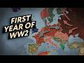 First Year Of WW2 1939 1940 Full Documentary