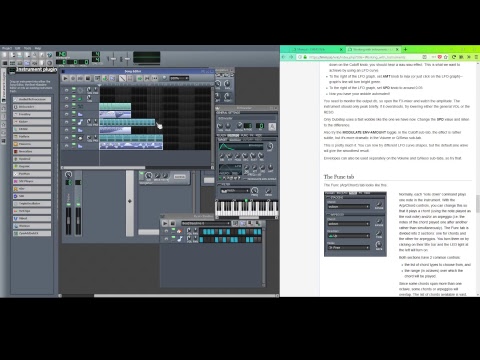 Studying how to make music with LMMS 12