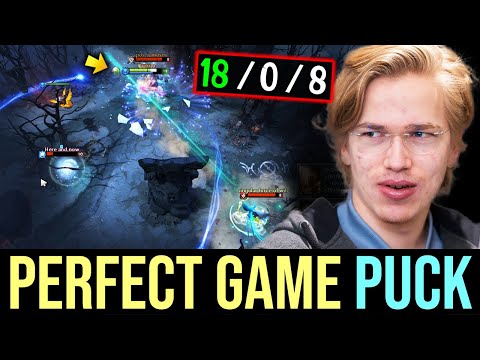 Topson PUCK - Too hungry on his Comeback - PERFECT GAME! DOTA 2
