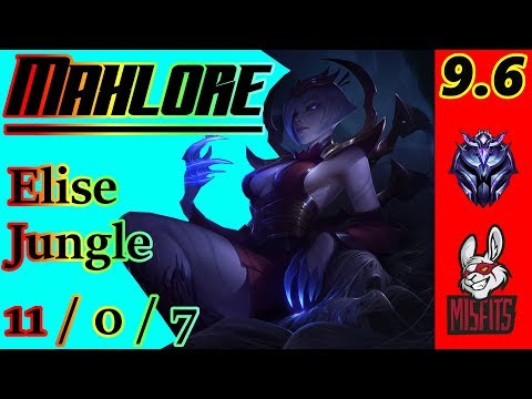 Maxlore as Elise Jungle | S9 Patch 9.6 | Full Gameplay