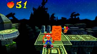 Crash Bandicoot 2: Cortex Strikes Back 100% Walkthrough HD - Part 19: Road to Ruin 1