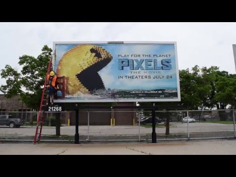 Clear Channel Outdoor Poster Billboard Install