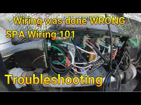 Hot Tub was Wired Wrong... TROUBLESHOOTING... SPA Wiring 101...DIY Spa Repair
