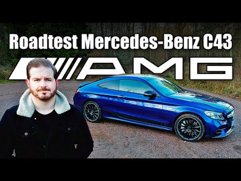 Mercedes-Benz C43 AMG Coupe Road Test Review Facelift C-class Blue 4x4 2020