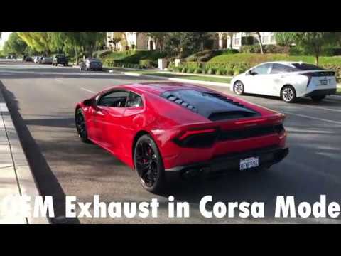 OEM VS Soul Performance Race Exhaust Fly Bys in Lamborghini Huracan