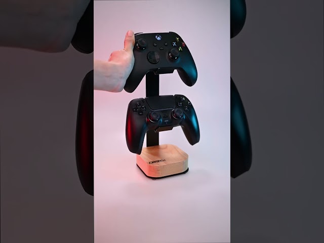 Vídeo relacionado con PlayVital 4 Kits Soporte de Pared Plegable para Mandos y Auriculares - Soportes Compatible con ps5/4 y Pulse 3D, Stand para Xbox Series X/S, Base de Pared para Nintendo Switch Pro (Blanco)