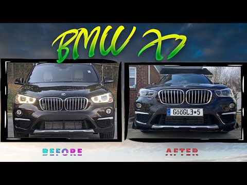 BMW X1 (F48) FRONT LIP SPLITTER INSTALL