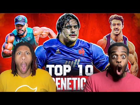 Top 10 GENETIC FREAKS Of Rugby Reaction!