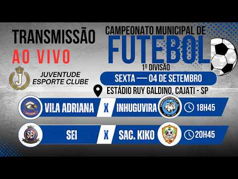CAMPEONATO MUNICIPAL DE FUTEBOL 1º DIVISÃO 2026 | CAJATI - SP - 04/09/2026