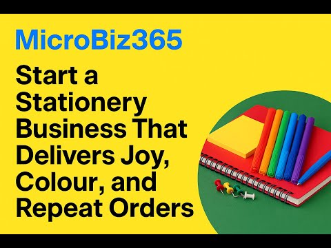 Start a Low-Cost Stationery Business UK | Fun and Profitable Side Hustle 2026 - low-cost business idea