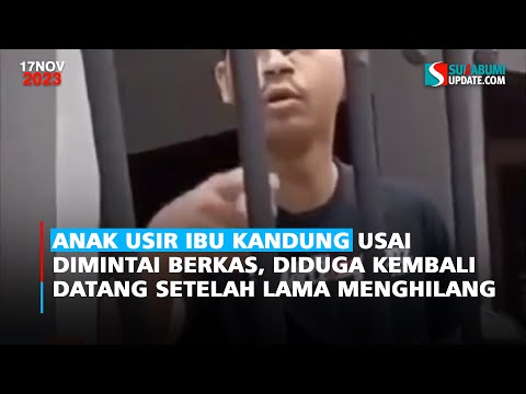 Anak Usir Ibu Kandung Usai Dimintai Berkas, Diduga Kembali Datang Setelah Lama Menghilang