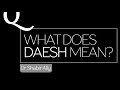 Q A What Does DAESH Mean Dr Shabir Ally