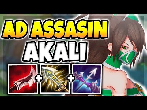 AD ASSASSIN AKALI IS 100% BUSTED! INSANE ONE-SHOTS WITH DUSKBLADE CRITS! - League of Legends