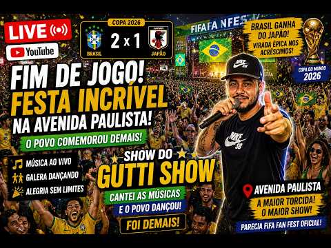 FIM DE JOGO, COMEÇO DO SHOW! Vitória do Brasil e muita festa na Avenida Paulista! FIFA FUN FEST 🇧🇷🎸🔥