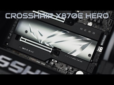 ASUS ROG CROSSHAIR X870E HERO: Initial board overview and build preview!