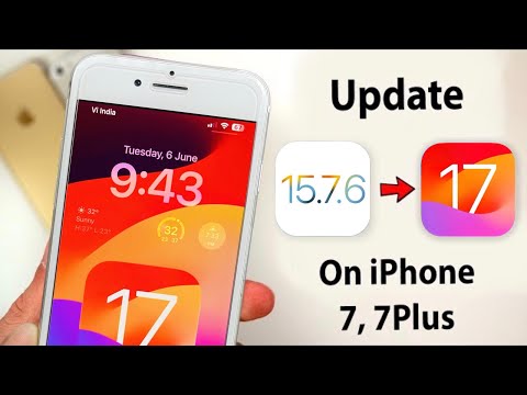 Update iOS 15.7.6 to iOS 17🔥🔥 || Install iOS 17 on iPhone 7 & 7 Plus