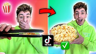 Download the video "We Tested VIRAL TikTok Life Hacks... **MIND BLOWING** (Part 3)"