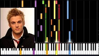 How To Play Aaron Carter _ Looking at life through my own eyes Piano Tutorial 100% Speed