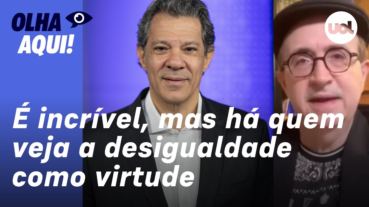 Reinaldo: Haddad diz que economia pode crescer até 2,5% em 20025. Desigualdade e pistolagem social