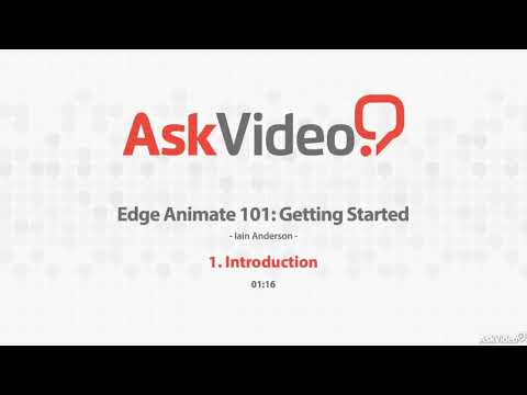 Start Course for Edge Animate  Video
