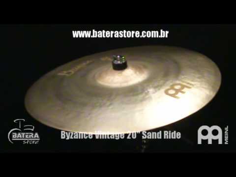Teste de produto BATERA STORE - Byzance Vintage 20" Sand Ride - Meinl