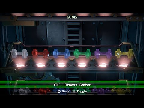 Luigi's Mansion 3 Fitness Center (13F) Gem Guide
