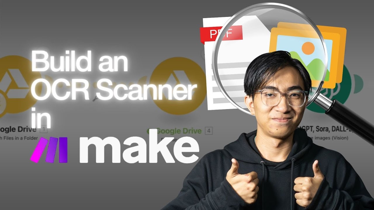 Build an OCR Scanner in Make.com (Scan ANY Text from ANY Document) NO CODING REQUIRED!
